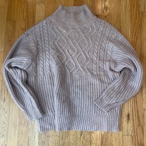 Mauve fair isle sweater